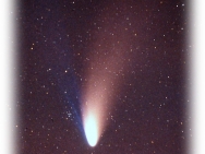 Der Komet Hale Bopp im April 1997