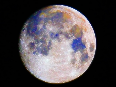 Der Mond in Farbe, 21. Oktober 2010