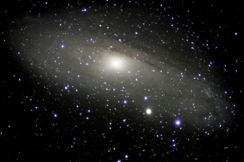 Andromedanebel M31 mit Nachbargalaxie M32